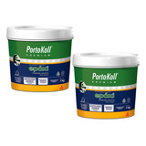 Kit Rejunte Epóxi Porcelanato Portokoll 2 Unidades 1kg Cores