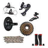 Kit Relação 21 Marchas Bicicleta Completo Rapid Bike