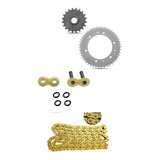 Kit Relação Bmw F800 R Vaz Corrente Dourada Unifort