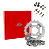 Kit Relação Cg 125 Titan Fan 2000 A 2008 Parafuso Bucha Vaz