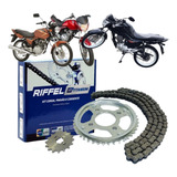 Kit Relação Cg Titan Fan 150 2009 2010 2011 2012 2013 Riffel