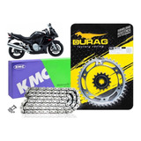 Kit Relação Comple Gsx650f 2010 C/retentor Aço1045 Durag/kmc