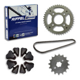 Kit Relacao Completa +coxim Bucha Coroa Titan/fan 150/mix (4
