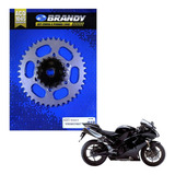 Kit Relação Coroa E Pinhão Kawasaki Zx-10r Ninja 06 Até 07