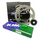 Kit Relação Dl V-strom 650 07-16 Riffel + Kmc C/ Retentor