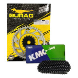 Kit Relação Durag Corrente Kmc Suzuki Gsr 750 17/42