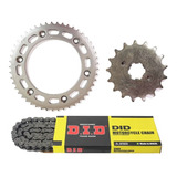 Kit Relação Honda Nxr Bros 150 Com Retentor Did Vaz 49/17