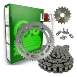 Kit Relação Nxr 160 Bros Xre190 Com Retentor Aço 1045