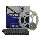 Kit Relaçao Titan Fan Start 150/160 Riffel Aço 1045 Promoção