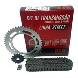 Kit Relação Transmissão Fazer 250 Did Com Retentor Aço 1045