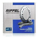 Kit Relação Yamaha Fazer 150 2014 Á 2020 Riffel Aço 1045