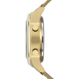 Kit Relógio Digital Feminino Technos Dourado E Bracelete