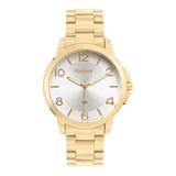 Kit Relógio Feminino Clássico Dourado +