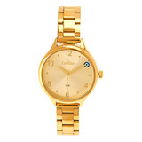 Kit Relógio Feminino Co2035naak4x Mimos Dourado Condor
