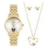 Kit Relógio Feminino Mini Dourado Co2035nhe/ki4k Condor