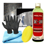 Kit Removedor Chuva Acida Ac40 500ml +pano + Aplicador +luva