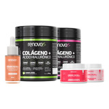 Kit Renova Be Composto Por Colágeno 216g Cranberry Colágeno 216g Limão Creme Retinol Creme Resveratrol E Sérum Antioxidante Vita C