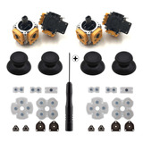 Kit Reparo 2 Controles Dualshock Ps4 Pro Analógico 3d Rocker