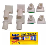 Kit Reparo Aleta Ar Condicionado Split 4 Pecas + Cola