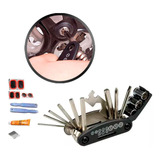 Kit Reparo Bike Ferramentas Chaves+remendo Para