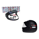 Kit Reparo Capacete San Marino Moldura 1 Viseira Cristal