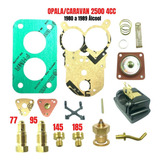 Kit Reparo Carburador 34seie Opala Caravan 2500 Álcool 80/89