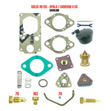 Kit Reparo Carburador 40 Eis Opala Caravan 4cc Solex