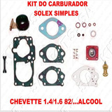 Kit Reparo Carburador Chevette 1.4/1.6 Alcool Solex Simples