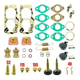 Kit Reparo Carburador Duplo Brasília Kombi 1600 Solex 32pdsi