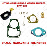 Kit Reparo Carburador Opala/caravan 4c Weber Simples Dfv 228