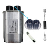Kit Reparo Forno Microondas Capacitor, Diodo Simpl E Fusível