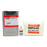 Kit Reparo Laminação Resina + Fibra De Vidro Cobre Até 1 M²