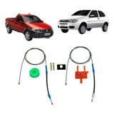 Kit Reparo Maquina Vidro Palio 2p / Strada Le (2 Unid)
