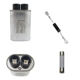 Kit Reparo Microondas Capacitor 0,91uf + Diodo + Fusivel
