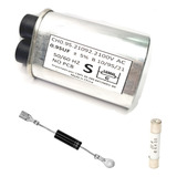Kit Reparo Microondas Capacitor 0,95uf + Diodo + Fusivel