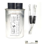 Kit Reparo Microondas Capacitor 0,95uf +diodo Duplo+ Fusivel