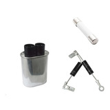 Kit Reparo Microondas Capacitor 85uf Diodo Duplo Fusível