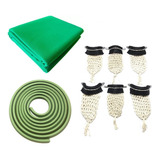 Kit Reparo P/ Mesa De Sinuca Caçapa, Borracha, Pano