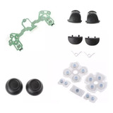 Kit Reparo Para Controle Ps4 Película R1 R2 L1 L2 Borrachas