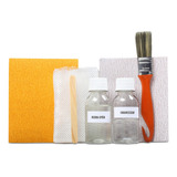 Kit Reparo Para Prancha Resina Epóxi E Tecido 