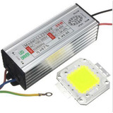 Kit Reparo Para Refletor Led 50w - Driver + Chip Led 50w