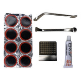 Kit Reparo Remendo Pneu P/ Bike Elleven C/ 2 Espátulas Aço