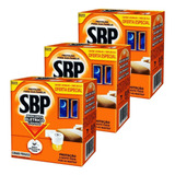 Kit Repelente Elétrico Sbp 45 Noites C/ 3 Aparelho + 3 Refis