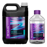 Kit Resina Epoxi Cristal Transparente Mesa Madeira - 3 Kg
