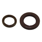 Kit Retentor Comando Valvulas E Polia Virabrequim Peugeot 207 206 106 205 Citroen C3 1.4 8v 1.0 8v