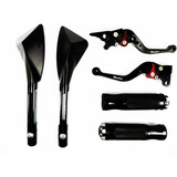 Kit Retrovisor Tomok + Manete + Manopla Cg 150/160 Titan Esd