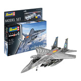 Kit Revell Model Set F-15e Strike Eagle 1/72 Completo 63841