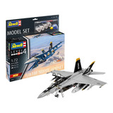 Kit Revell Model Set F/a18f Super Hornet 1/72 Completo 63834