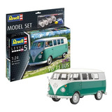 Kit Revell Model Set Kombi Vw T1 Bus 1/24 Completo 67675