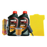 Kit Revisão Fazer 250 Blueflex Ate 2015 Óleo Filtros E Vela